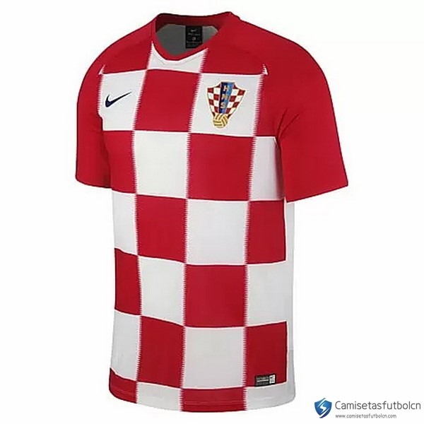 Camiseta Seleccion Croatia Primera equipo 2018 Rojo